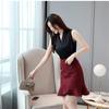 Women's Clothing 2022 Spring Summer New Temperament Simplicity V-Neck Solid Color Sleeveless Chiffon Shirt Loose Women's Blouse