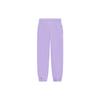 Li Ning Sports Trend Series Solid Color Tapered Knit Joggers Women Joggers Purple AKLS288-6