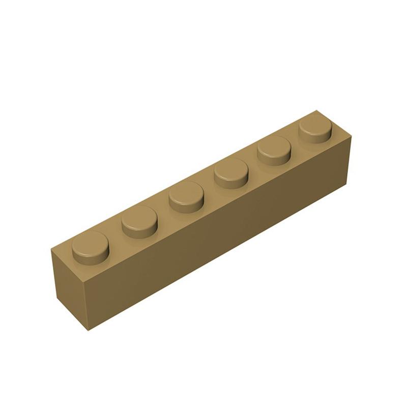 50g/21Pcs 3009 1x6 Block Moc High 6 Hole Color Accessories Compatible with Brick DIY Children's Toy Assembly Gift Storage