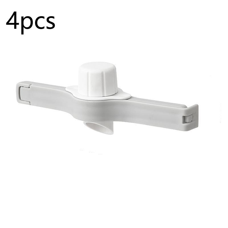 4/8Pcs Food Preservation Clip Heavy-Duty Plastic Sealing Clamp For Snack Paper Plastic Bags Fresh-Keeping Seal Pour Spout Clip