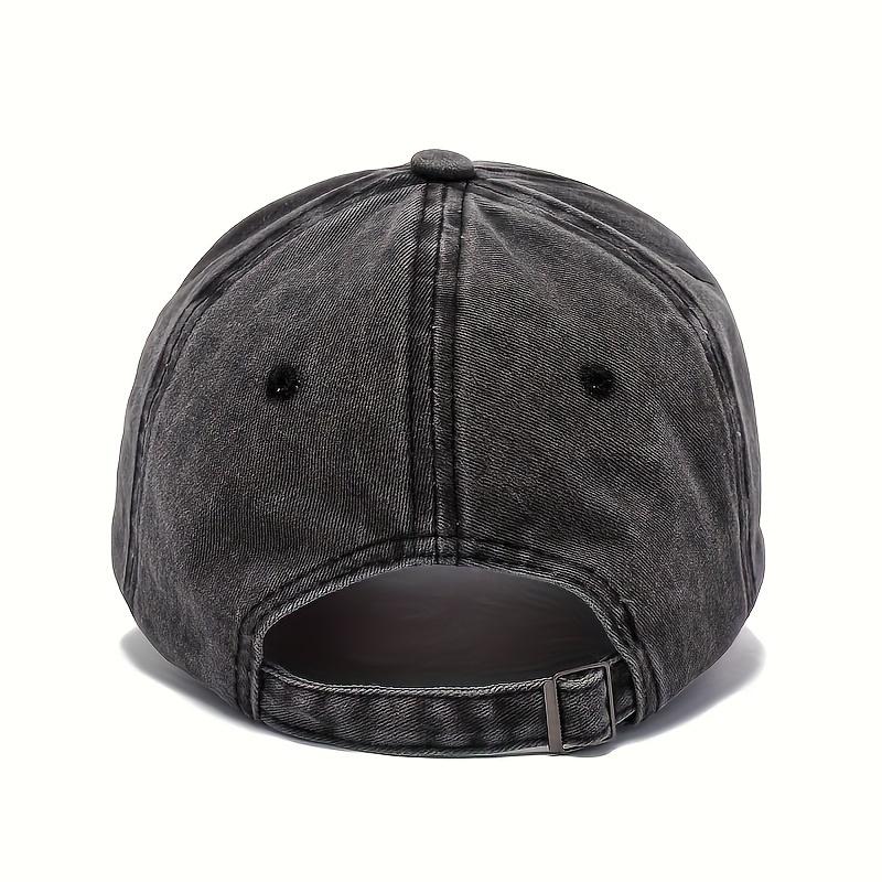 Berretto da Baseball Lavato Stampato Retro Vecchio Berretto con Visiera Cappellino da Padre Europeo e Americano Berretto da Baseball da Uomo