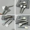 Kitchen, bathroom and household use, multi-functional cleaning scraper, durable metal stainless steel glue remover 1 pc