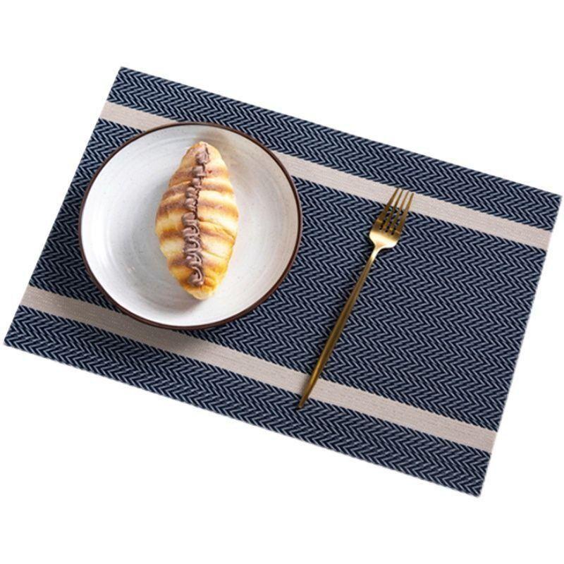 Table Placemat, Tableware Mat, Heat Insulation Mat, Pvc European Style, Light Luxury, Simple Style, No-Wash, Waterproof, Oil-Proof, Heat-Resistant