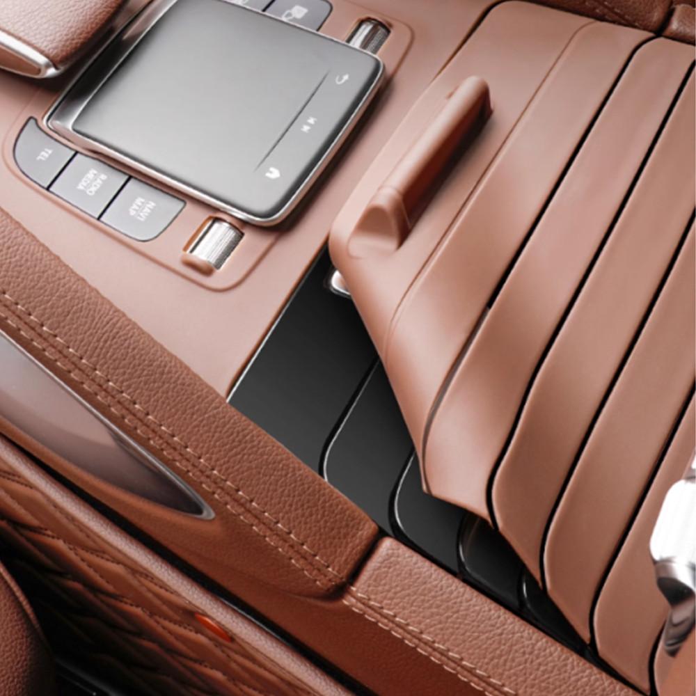 2025 Rejillas de Carreras Calientes Panel de Control Central de Coche Almohadilla Protectora de Silicona Cubierta Decorativa Para Mercedes Benz GLE GLS Clase GLE350/450 G
