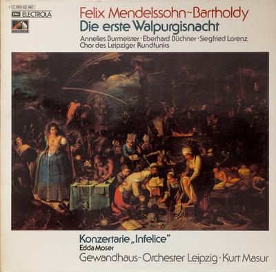 LP-Schallplatte FELIX MENDELSSOHNBARTHOLDY  ANNEL  Die erste Walpurgisnacht  Konzert 1C06502487 His Masters Vo 1974 Deutschland Klassik Gebraucht