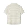 European and American French women's clothing fashion design short-sleeved knitted suit