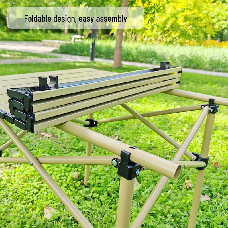 Ai Wusheng Outdoor Camping Set: Silver Wing Canopy with Folding Table and Chairs
