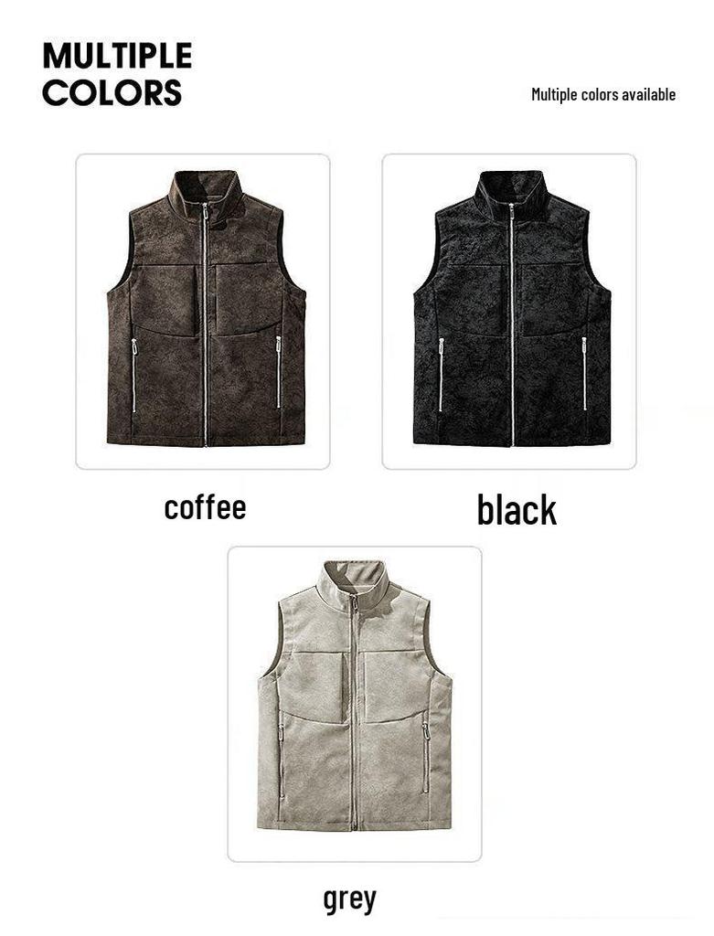 2026 Stylish Leather Vest: Comfortable, Durable, Windproof & Rainproof Autumn/Winter Sleeveless Top