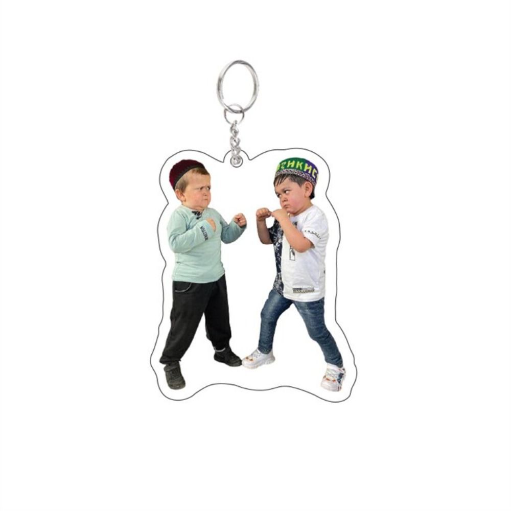 Merchandise Hasbulla Magomedov Keychain Magomedov Meme Acrylic Keyring   Key Holder