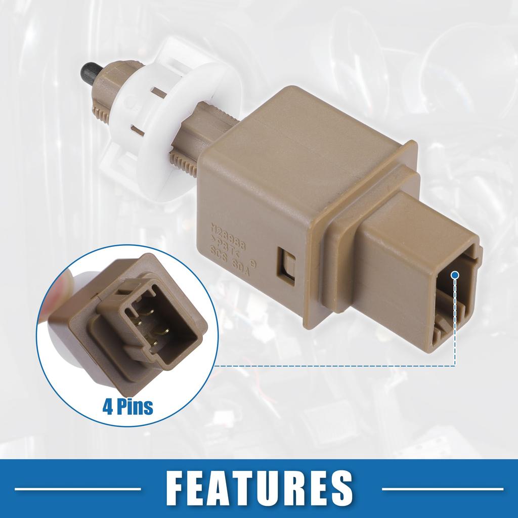 A ABSOPRO Brake Stop Lamp Switch No.36750TY0J11 36750T2AA01 Hon da Compatible with A ccord 2013-2017 Plastic Brown