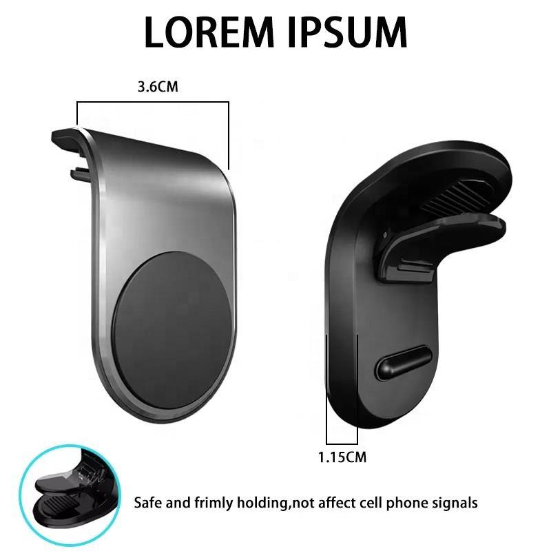 Universal Magnetic Air Vent Car Cell Phone Holder Cellphone Dashboard Clip Magnet Mobile Phone Stand Mount for Car Iphone