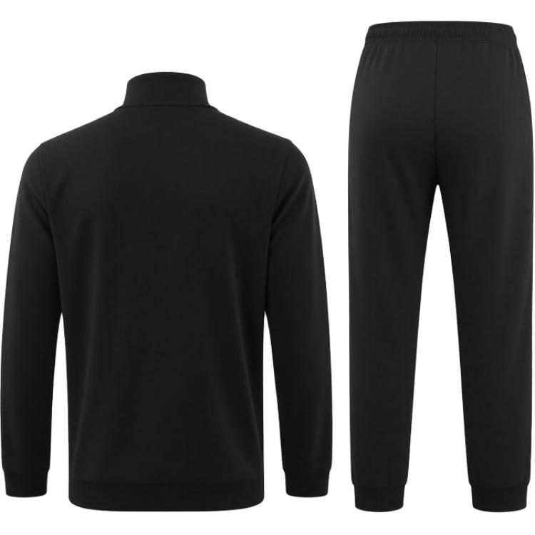 Li Ning Casual Sportswear Men's Black Stand Collar Moderate AWEV035-1