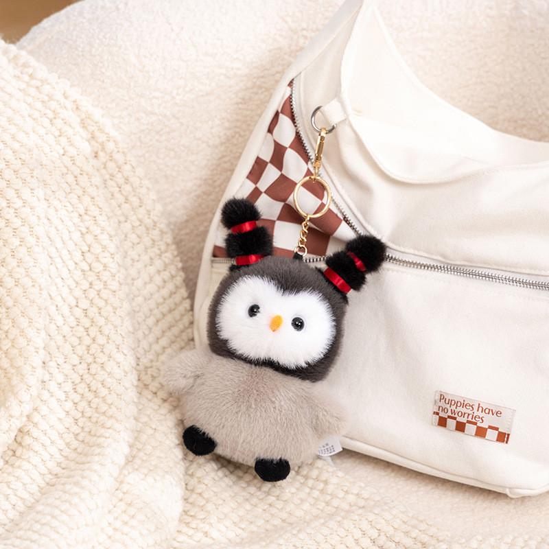 Nezha Plush Penguin Toy Doll With Cute Animal For Childrens Gift Decoration