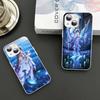 Genshin Impact Columbina Für iPhone 14 13 12 Mini 11 Pro XS Max X XR 14 Plus Gehärtetes Glas Cover