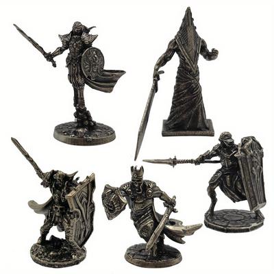 1pc Pure Coppe Demon Soldiers Miniature Figurines Man Collections Desktop War Game Chess Pieces Boy Toys Gifts