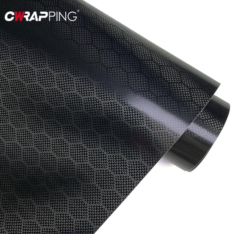 Car Forged Diamond Carbon Fiber Wrap Film Waterproof Air Release DIY Stickers Car Body Color Change Stickers for Auto Motorcycle
