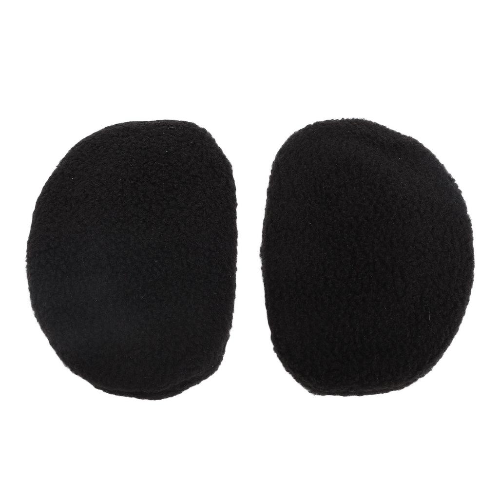 1 Pair Bandless Ear Muffs Noise Isolating Fleece Ear Warmers Comfortable Winter Ear Covers for Outdoor Cold Weather