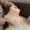 Women's lightweight comfortable cold warm padded snow boots non-slip wear outdoor leisure sports plush cotton boots