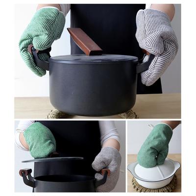 1Pc Insulated Glove Anti-scald Non-slip Cotton Easy Hanging Oven Mitt Kitchen Supplies