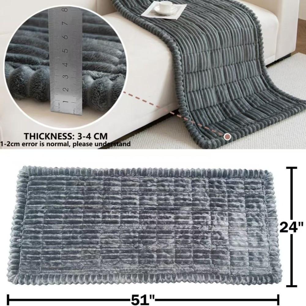 New Multi-Purpose Backseat Pet Bed Mat Thick Breathable Flannel Dog Covers Washable Dog Car Seat Cover