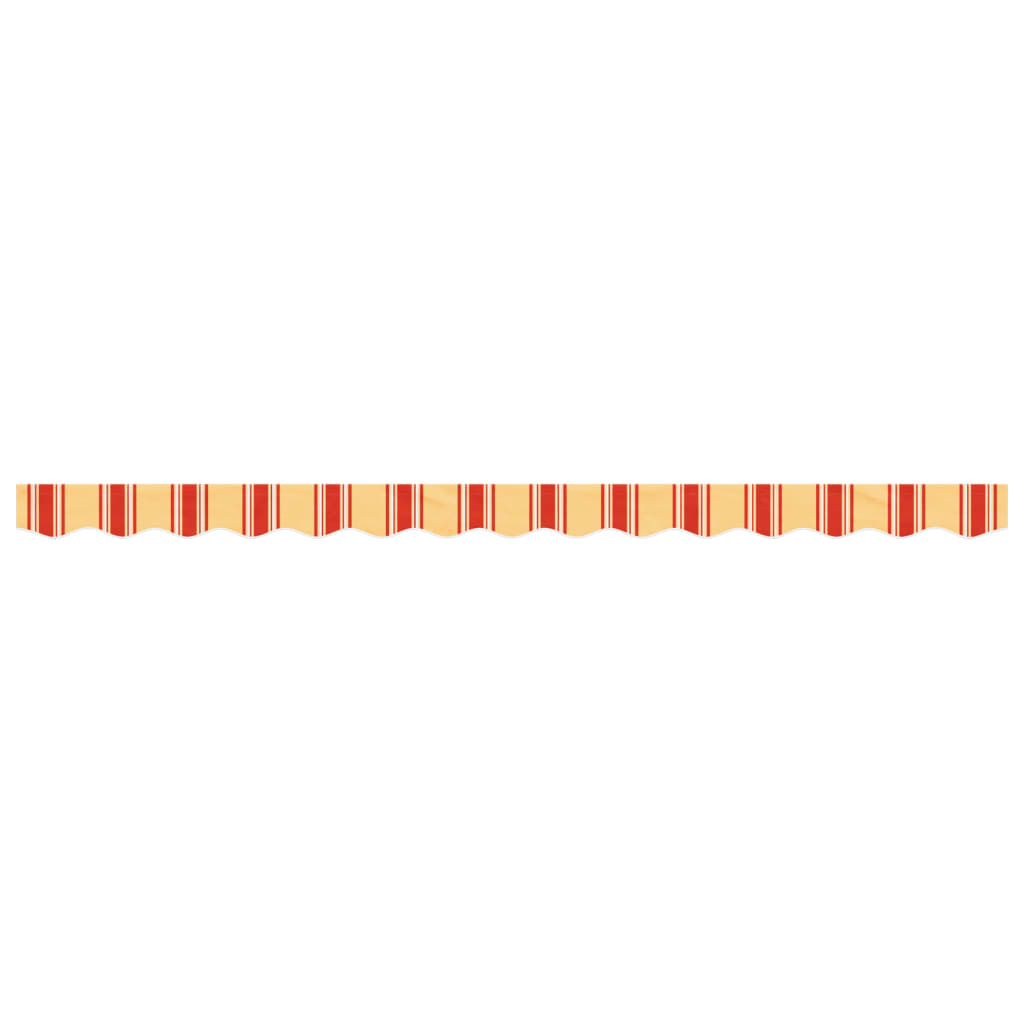 Yellow and Orange Striped Awning Valance 3.5 m