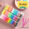 36-Color Kids DIY Space Clay Figurines