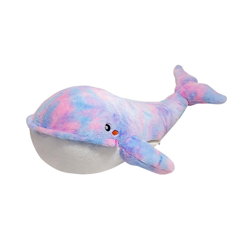 Two-in-One Cute Whale Throw Pillow & Blanket for Home Decor