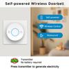 250V Wireless Light Switch with Receiver Set Battery No Wiring Required RF433 Signal Range up to 30 Meters for Home