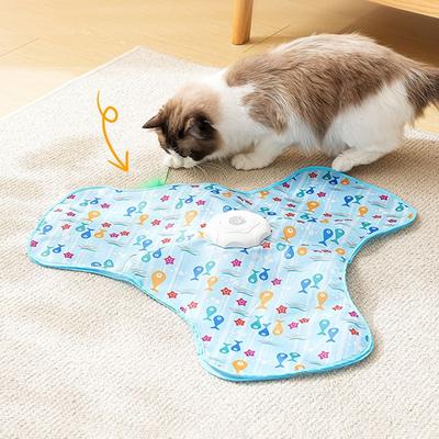 Squeaky Sound Interactive Hide and Seek Cat Toy Bite Resistance Relieve Boredom Motion Activated Toy Moving Mechanism Starfish