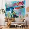 Popular Action Anime Sakamoto Days Tapestry Art Printing Art Science Fiction Room Home Decor Wall Art Decor