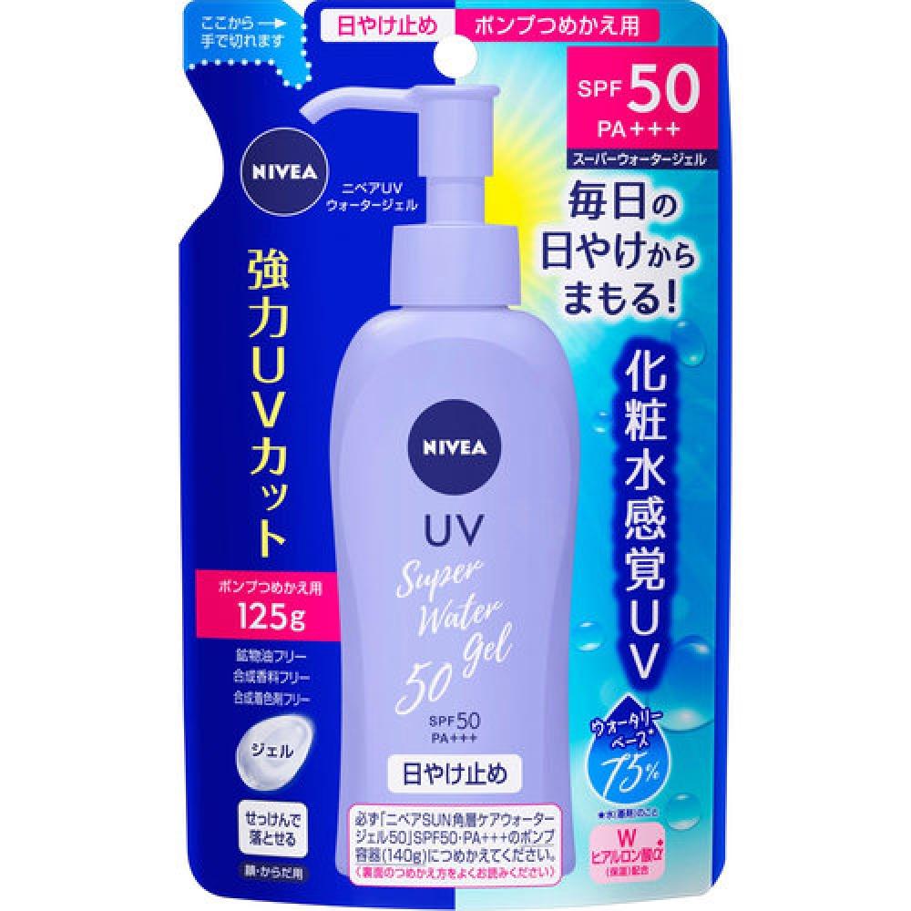 

Nivea UV Water Gel SPF 50 Сменный блок для помпы, 125 г