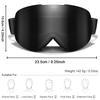 Outdoor SKI Goggles Winter Sports UV400 Anti-Fog Snowboard Eyewear For Men And Women Teen Charistmas and New Year Gifts