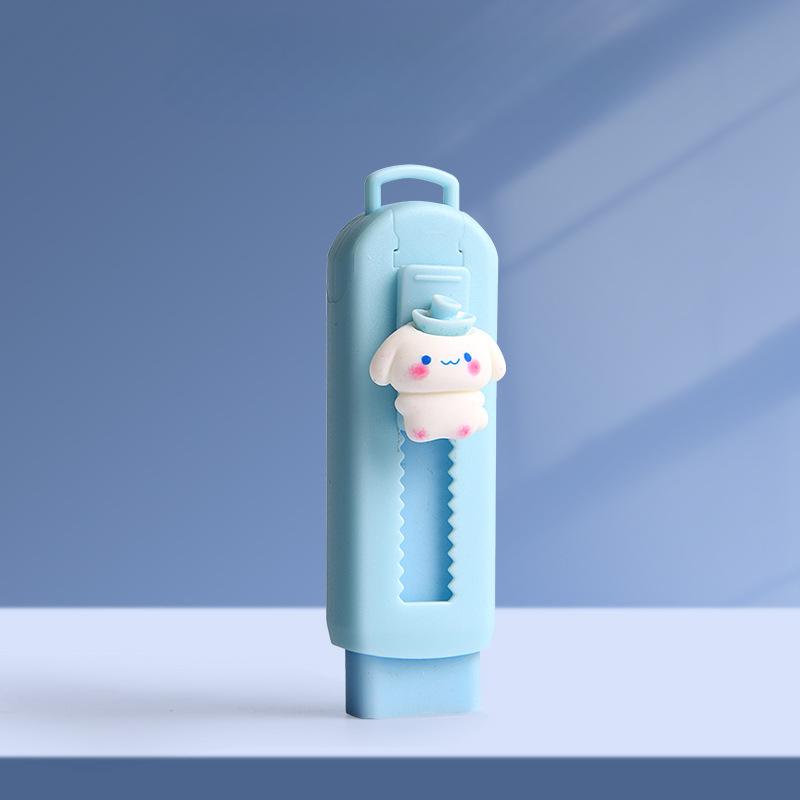

Kawaii Push Pull Capybara ластик мягкий школьные принадлежности чистый беспорядок бесплатный канцелярский канцелярский ластик для студентов для детей подарок синий