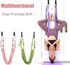 Adjustable Aerial Yoga Strap Hammock Swing Waist Back Leg Stretch Assist Trainer for Fitness Gymnastics Dance Aerial Yoga Ballet