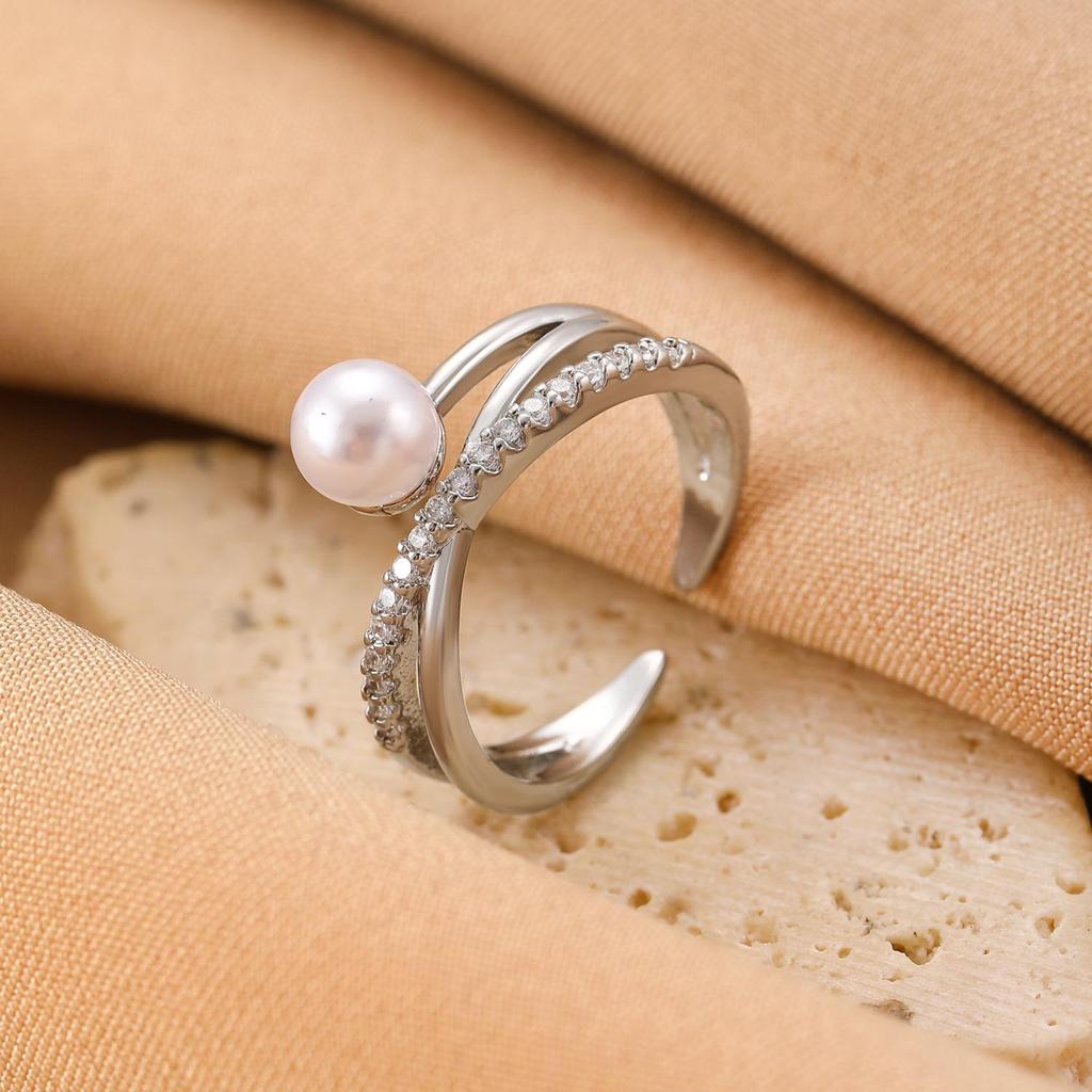 High-End Cross-Border Fashion Bow Ring for Women - European & American Style Open Index Finger Accessory