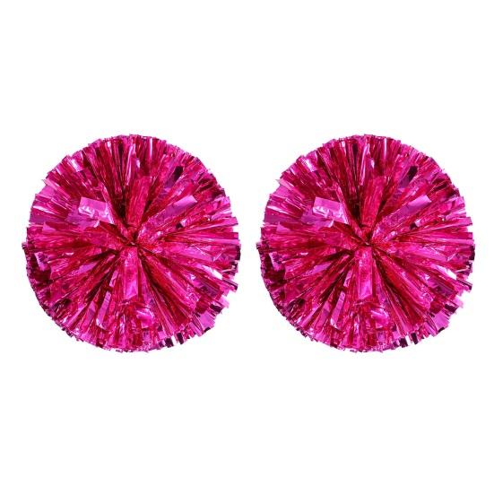 2 Pcs Cheerleader Pom Holographic Cheer Pom Poms Poms Metallic with Handle Ring 2pcs розы красного