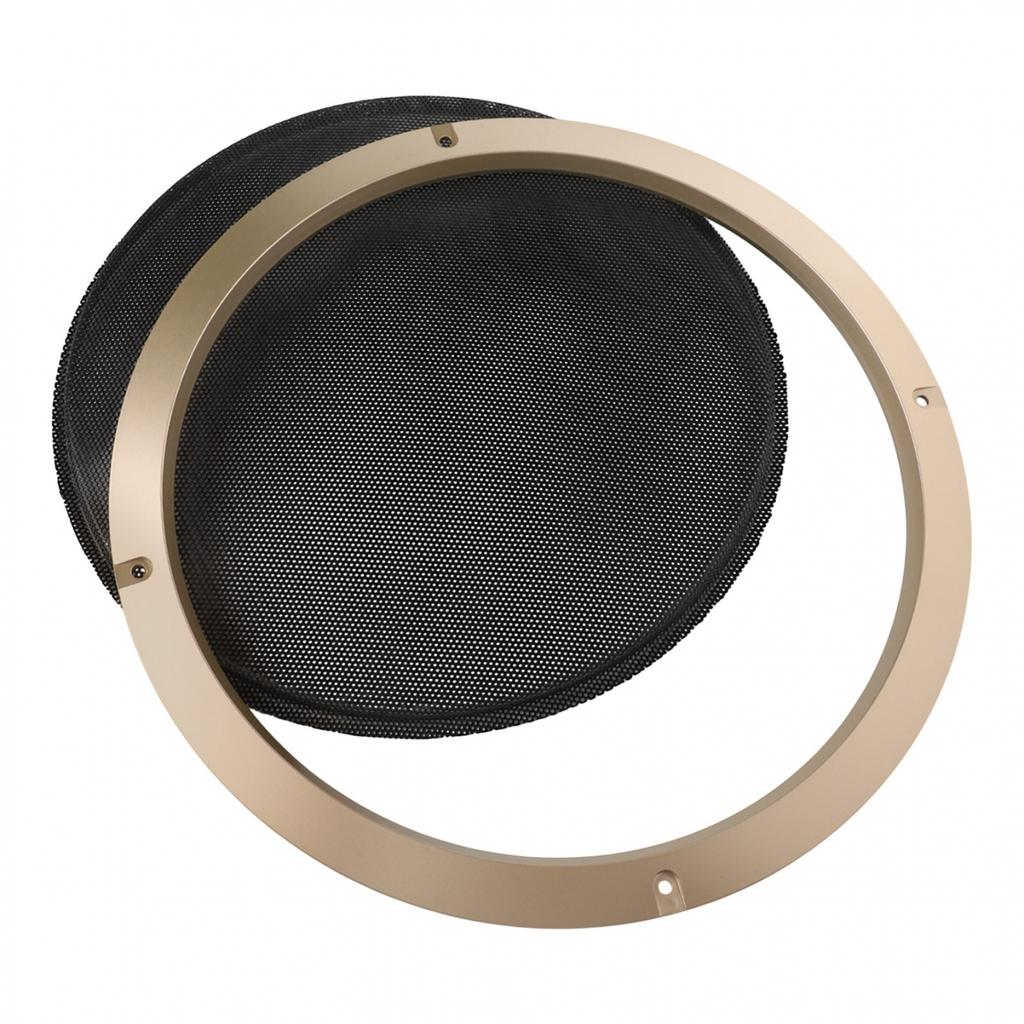 Black Spray Treatment Gold Mesh Enclosure Speaker Net Cover
