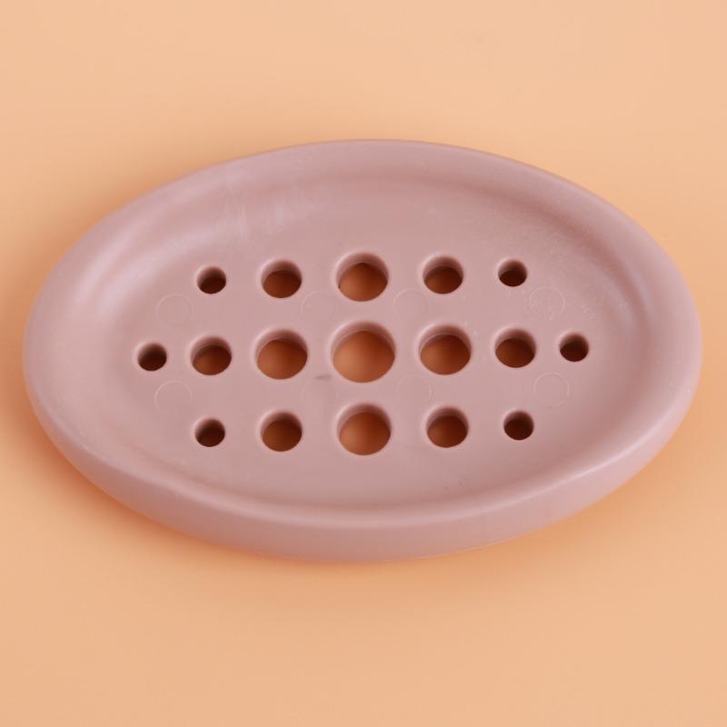 Self Draining Soap Bar Holder Silicone Kitchen Sink Soap Dish Sponge Tray Counter Caddy Organizer for Dish Soap Dispenser