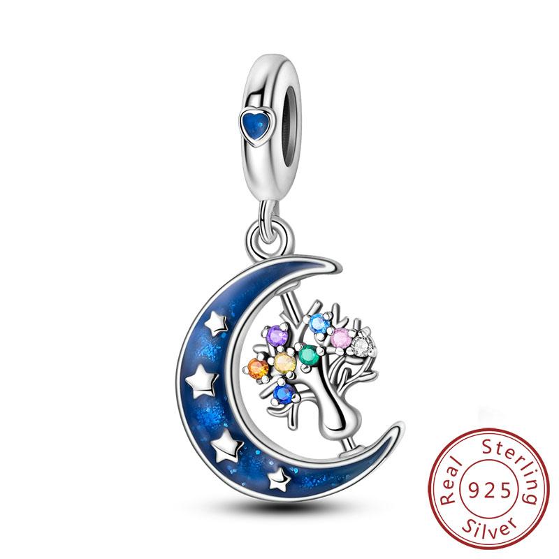 Charm Pendant Copper Tree Of Life Love Happy Family Charm Bead Fit Original Bracelet Necklace Diy Jewelry For Women