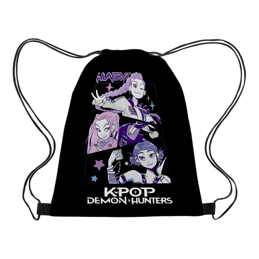 Printed Drawstring Pocket, Portable Drawstring Bag, Water-resistant
