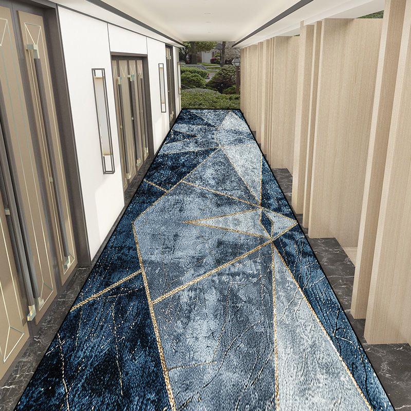 Prosty Geometryczny Długi Dywanik Biegacz na Korytarz Nowoczesny Łatwy do Czyszczenia Dekoracja Dywan na Przejście Antypoślizgowy Zmywalny Mata Podłogowa na Schody Korytarz