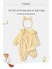 2026 Spring & Autumn Newborn Doll Collar Baby Girl Romper - Super Cute Crawling Outfit