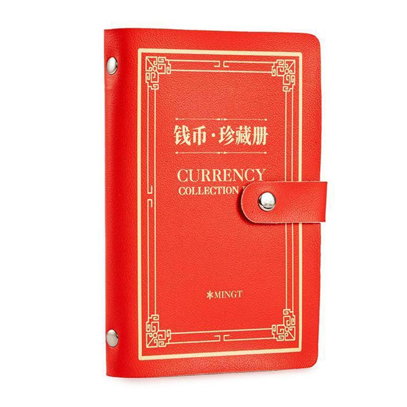 50pcs Large Capacity Banknote Collection Book For Collecting Paper Money
