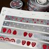 Cai Cai Xuan Xuan Strawberry Cream Star Frosted Silver Matte Washi Journal Tape
