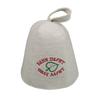 Pure White Wool Felt Sauna Hat Banya Cap Head Protection for Shower Sauna Banya