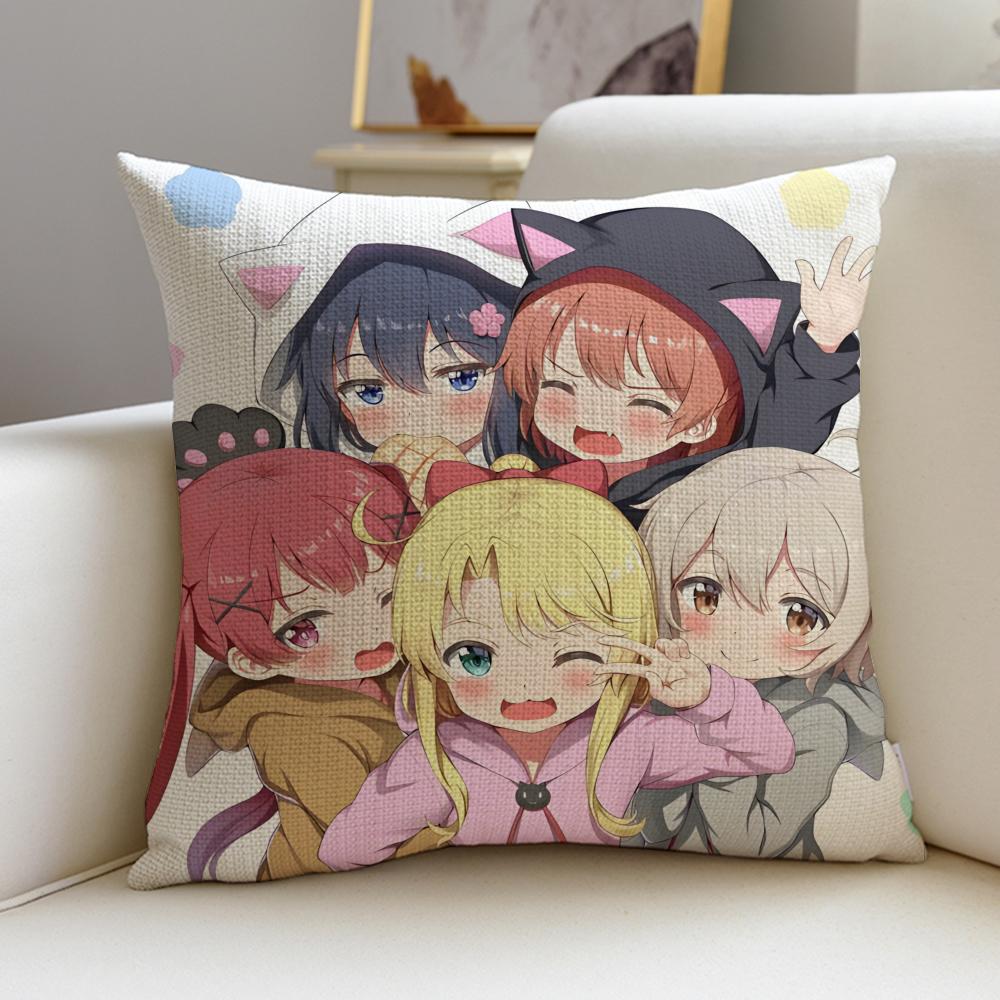 WATATEN an Angel Flew Down to MeS Cushion Cover Breathable and skinfriendly linen pillowcase  removable and washable cushion