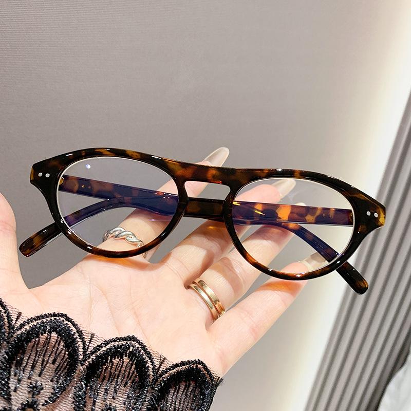 Vintage Optical Glasses Women Men New Anti-Blue Light Eyeglasses European and American Fashionable Cat Eye Presbyopia Glasses