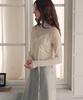 Lora Lora Sheer Embroidery Bustier Onepiece Ivory