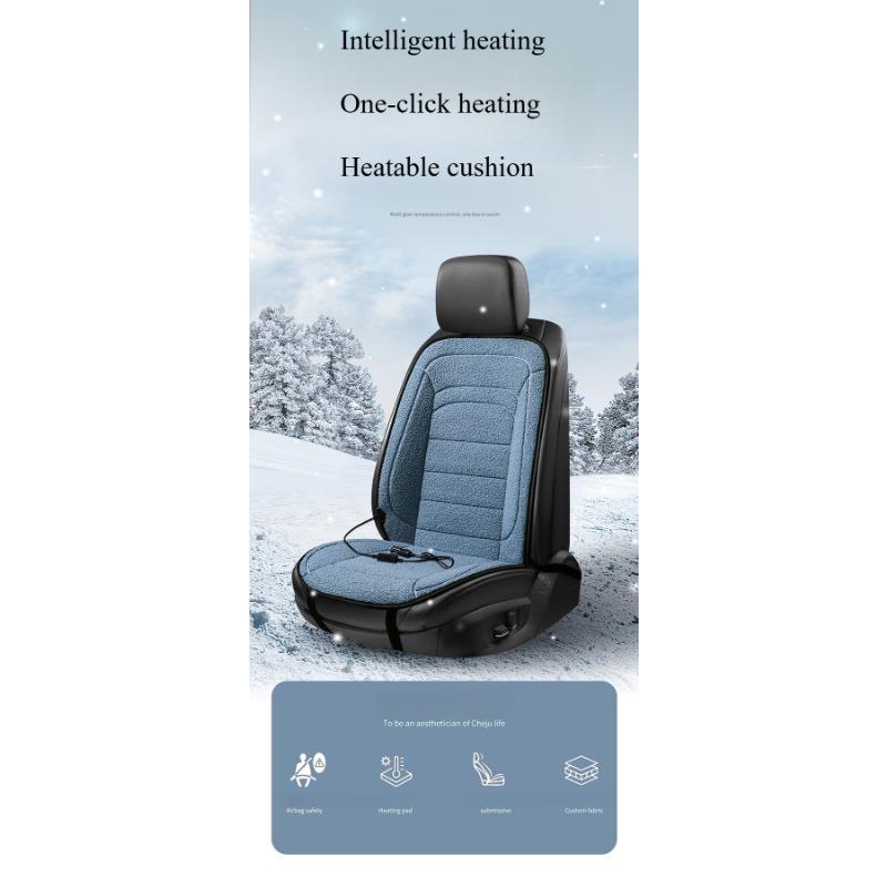 1PC Car Heating Seat Cushion USB5V Office Winter Single Seat Car Seat Electric Heating Pad 12V Truck