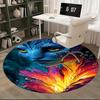 Bunte Avatar Stuhlmatte   Runder Teppich für Wohnkultur, Bürogebrauch, Geschenkidee   Geeignet für Schlafzimmer, Wohnzimmer, s0194b